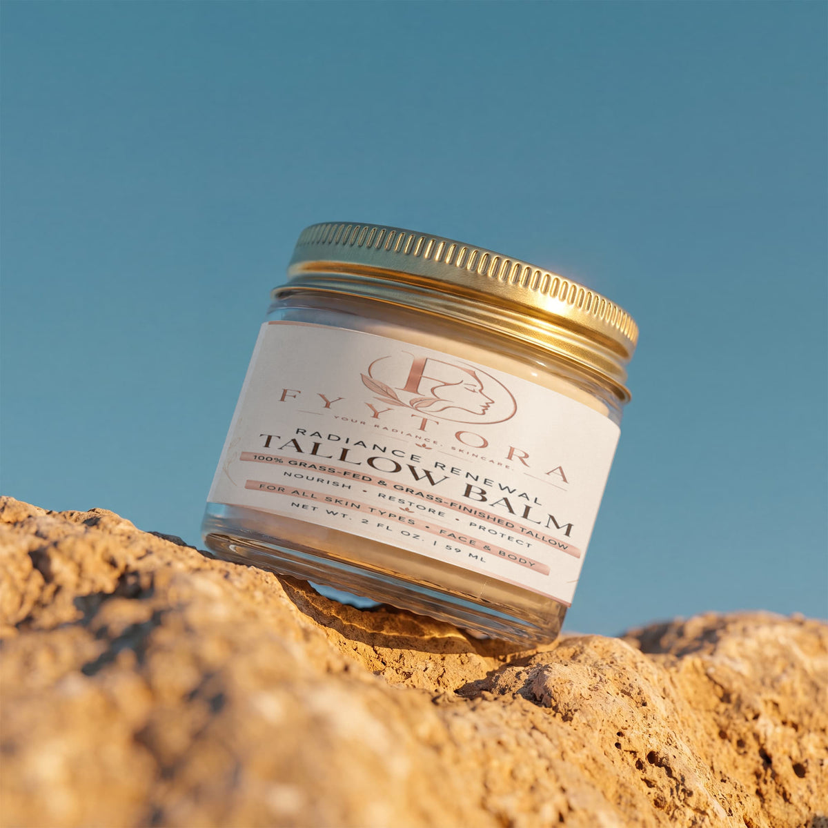 Whipped Grass-Fed Tallow Balm with Vanilla Bean