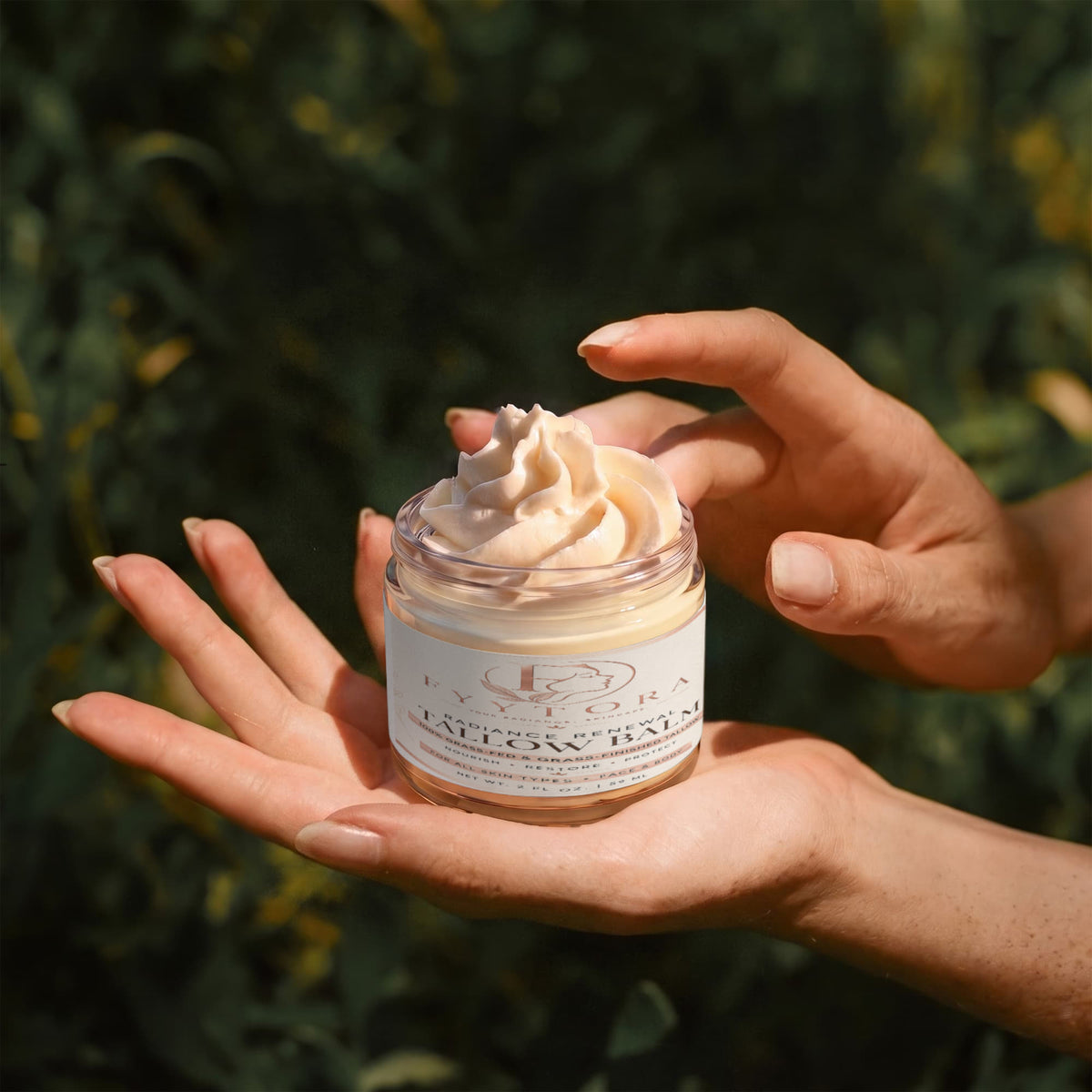 Whipped Grass-Fed Tallow Balm with Vanilla Bean